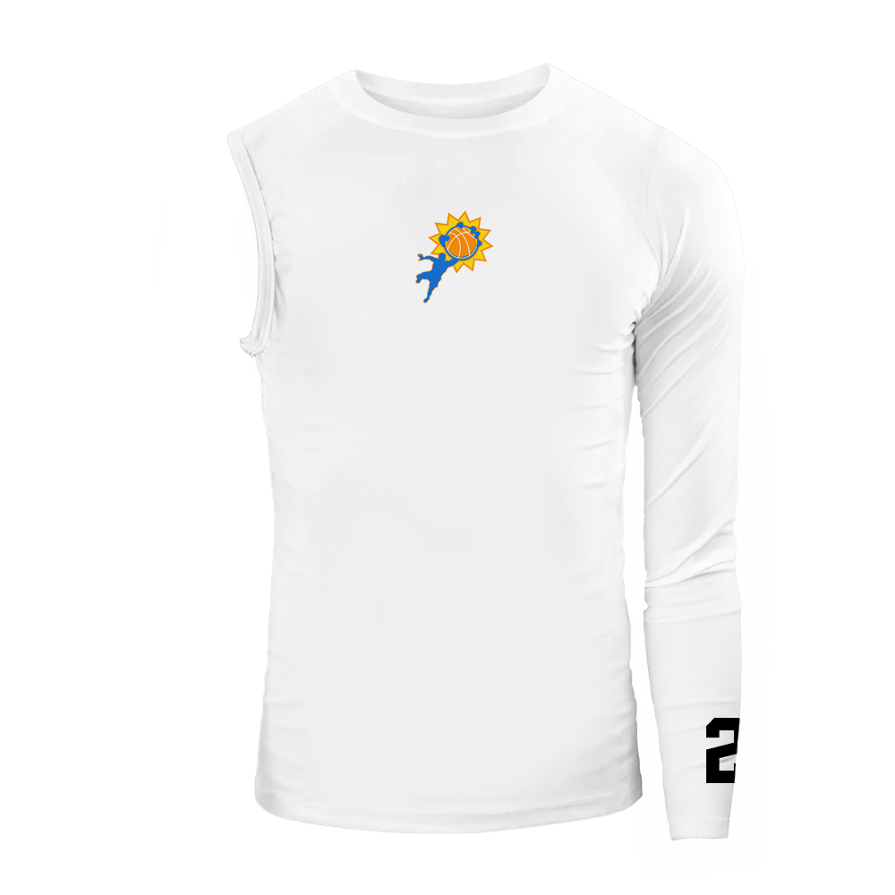 Big Logo Number One Sleeve Shirt White