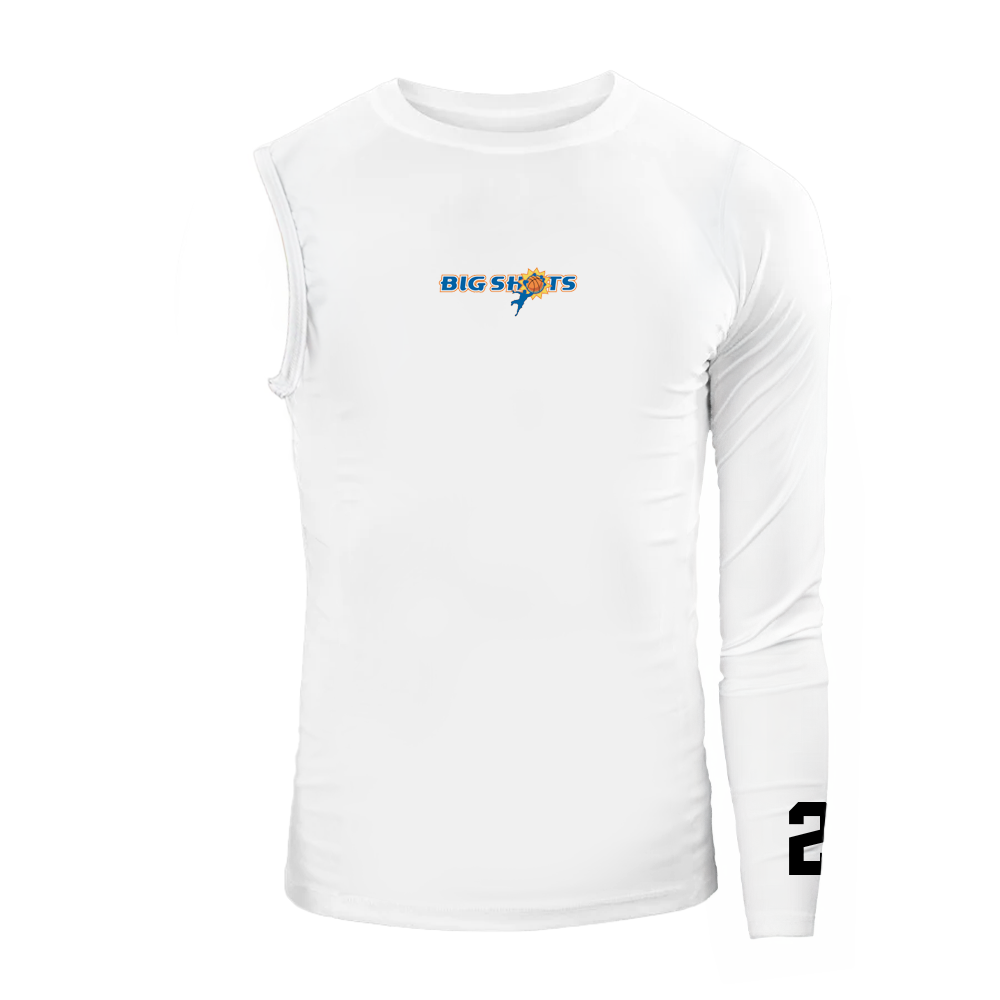 Logo Number One Sleeve Shirt White
